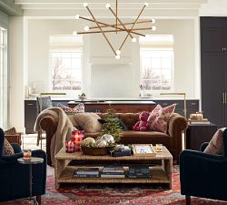 Reign Milk Glass Chandelier (55&quot;)