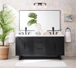 Vintage Double Wide Mirror