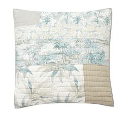 Island Patchwork Handcrafted Cotton Quilted Sham