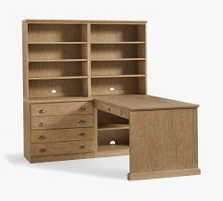 Printer's Medium Peninsula Desk Suite (104&quot;)