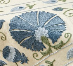 Alina Suzani Cotton/Linen Table Throw