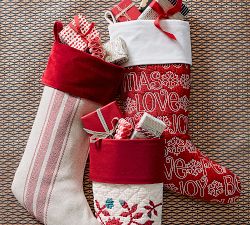Sentiment Quilted Stocking