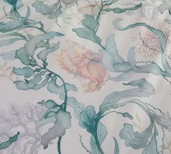 Calista Coastal Organic Percale Duvet Cover