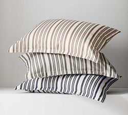 Antique Stripe Yarn Dye Cotton Sham