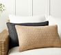 Faux Natural Fibre Honeycomb Outdoor Lumbar Pillow