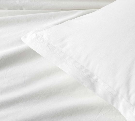 Spencer Washed Organic Percale Sham