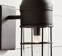 Wellington Outdoor Recycled Glass Sconce (20'')