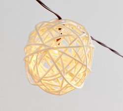 Americana Rattan String Lights