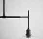 Glass Globe Linear Chandelier (43&quot;)