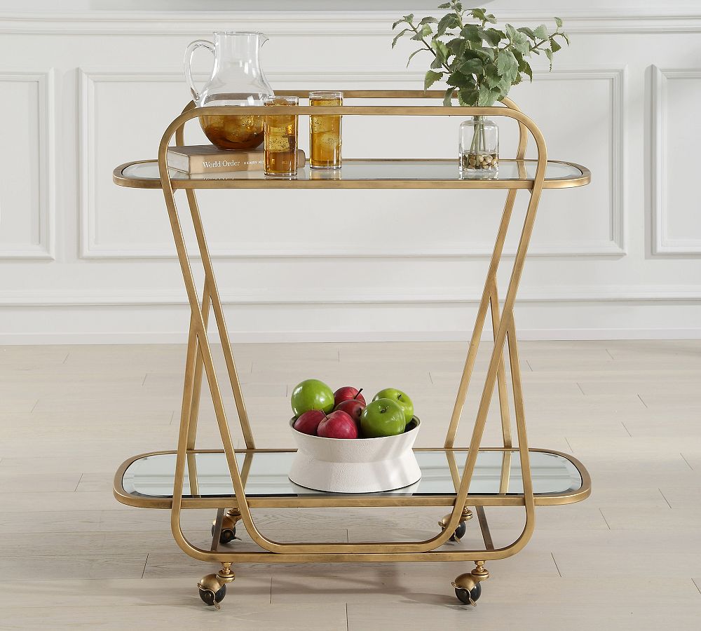 Capra Metal Bar Cart (36&quot;)