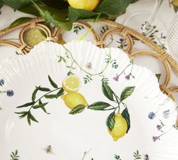 Monique Lhuillier Positano Outdoor Melamine Dinner Plates - Set of 4