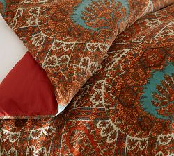 Sabrina Print Velvet Duvet Cover &amp; Shams