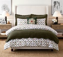 Winter Wreath Embroidered Pillow
