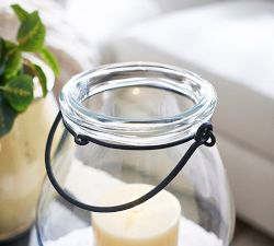 Brie Handcrafted Glass Lantern