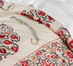 Catarina Printed Suzani Percale Duvet Cover &amp; Shams