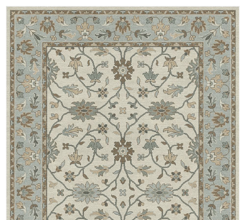 Custom Malika Hand-Tufted Wool Persian-Style Rug