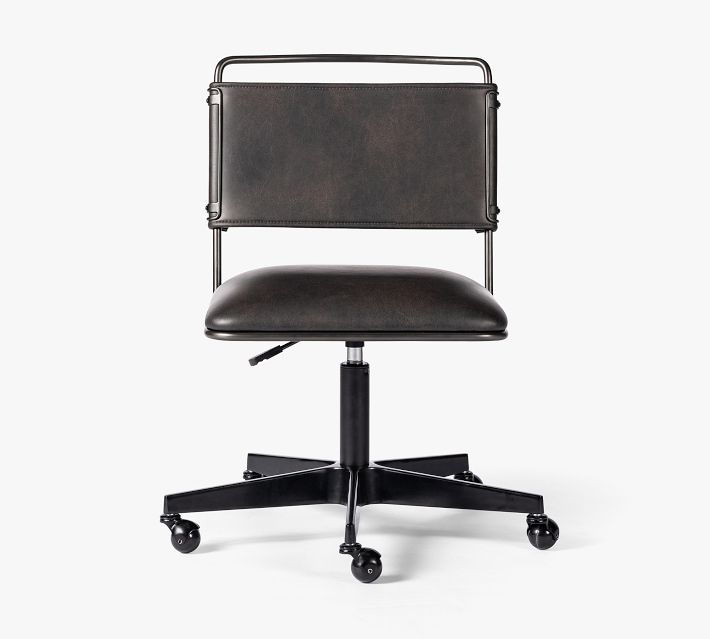 Full chair with backrest and seat, shown from rear against white background