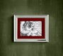 Personalized Silver-Plated Grosgrain Ribbon Mat Frames