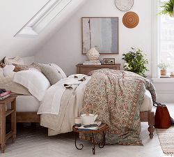 Selena Kalamkari Cotton Duvet Cover &amp; Shams