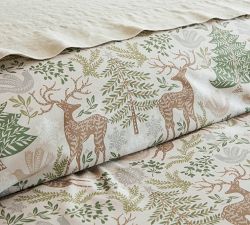 Winter Solstice Percale Duvet Cover