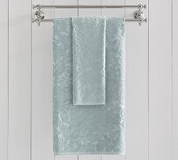 Isaac Floral Sculpted Bath Towel