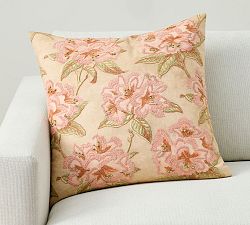 Open Box: Vintage Islands Floral Embroidered Pillow