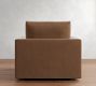 Westwood Square Arm Deep Seat Leather Swivel Chair