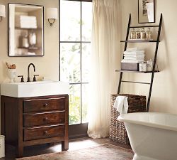 Black &amp; White Apothecary Bath Accessories