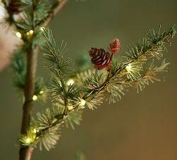 Lit Faux Twiggy Tree in Burlap