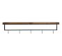 Malcolm Entryway Wall Shelf with Hooks