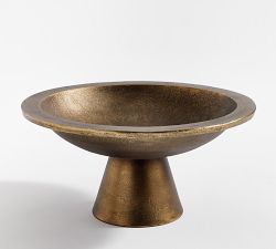 Antiqued Metal Decorative Bowl