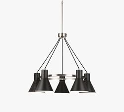 Rusty 5-Light Metal Chandelier (29&quot;)