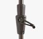 6' Round Outdoor Patio Umbrella &ndash; Rustproof Aluminium Tilt Frame