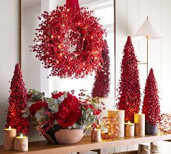 Faux Composed Red Amaryllis
