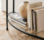Tanner Demilune Glass Grand Console Table (56&quot;)