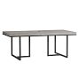 Sloan Concrete &amp; Iron Outdoor Dining Table