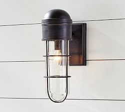 Wellington Outdoor Recycled Glass Sconce (20'')