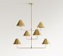 Monroe Mobile Tumbled Brass Shade, Set of 2 (10&quot;)