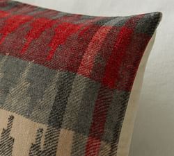 Quay Printed Velvet Lumbar Pillow Cover