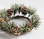 Faux Frosted Pinecone Napkin Rings - Set of 4