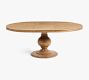 Heritage Farmhouse Pedestal Extendable Dining Table (56&quot;-76&quot;)