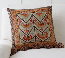 Aidan Embroidered Pillow Cover