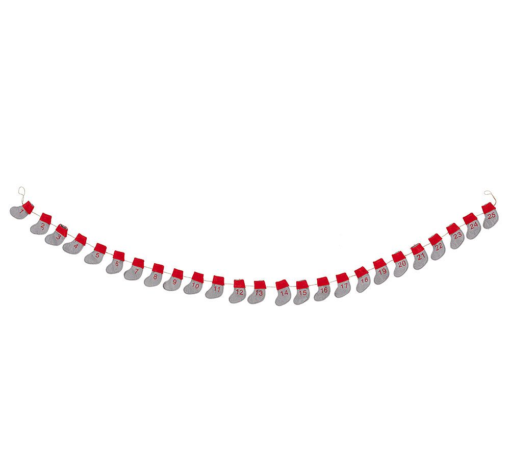 Stocking Garland Advent Calendar