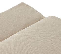 Andrea Slipcovered Accent Double Bench