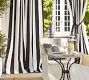 Sunbrella&#0174; Awning Striped Grommet Outdoor Curtain