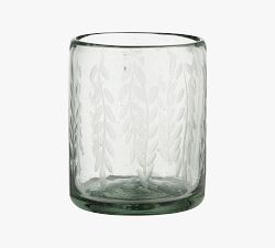 Etched Petals Recycled Drinkware Collection