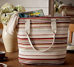 Leslie Stripe Tote Bag