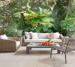 Havana All-Weather Wicker Swivel Lounge Chair