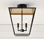 Prescott Outdoor Metal Flush Mount (14'')