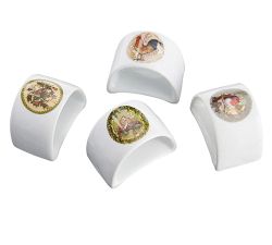 Twelve Days of Christmas Napkin Ring, Set of 12